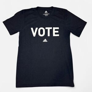 Adidas Black and White "Vote" T-shirt